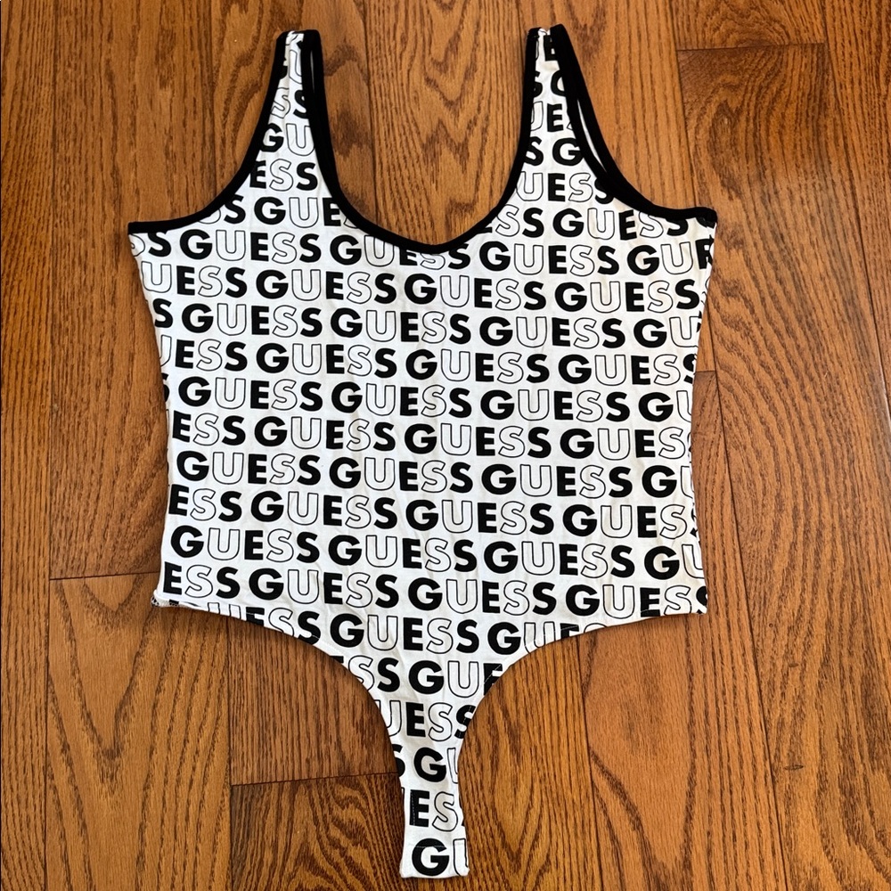 Guess Monochrome Logo Bodysuit